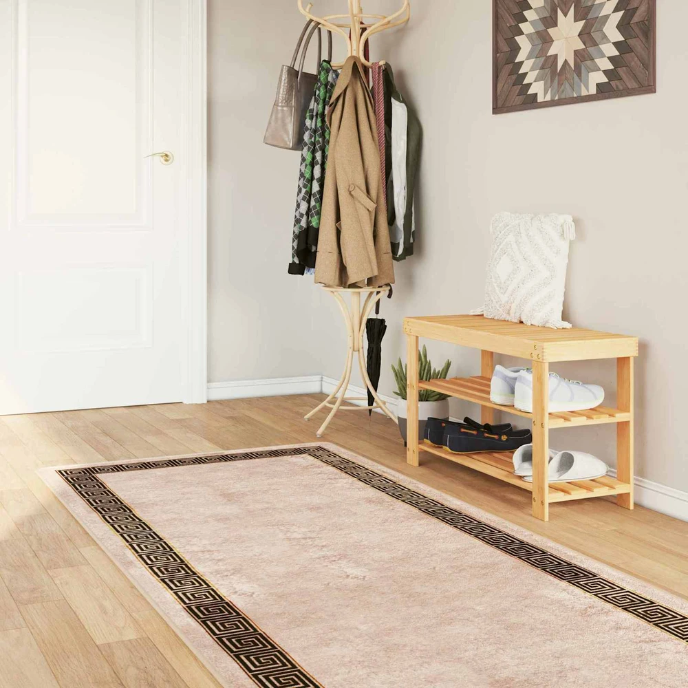 Kilimėlis MARSA Juoda 80 x 250 cm Poliesteris ir PVC