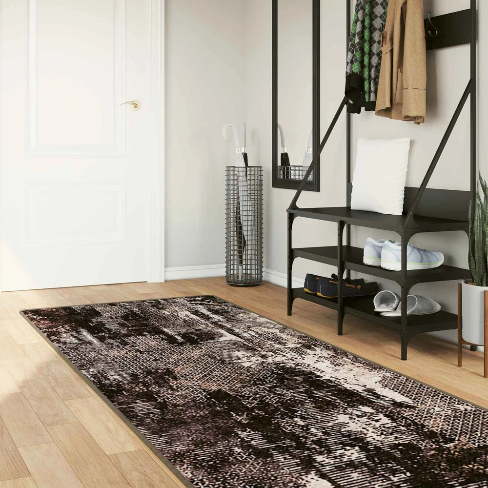 Kilimėlis MARSA Juoda 80 x 350 cm Poliesteris ir PVC