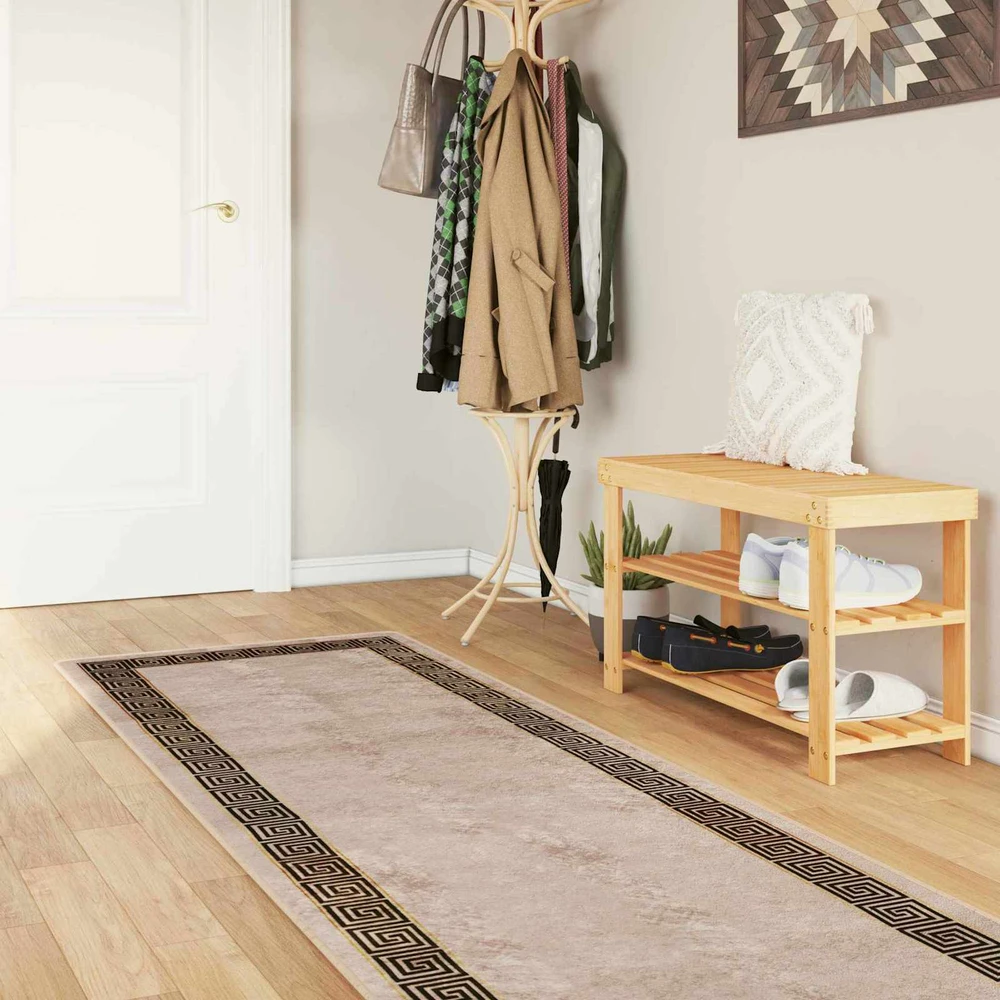 Kilimėlis MARSA Juoda 80 x 450 cm Poliesteris ir PVC