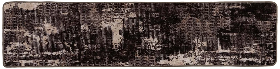Kilimėlis MARSA Juoda 80 x 450 cm Poliesteris ir PVC