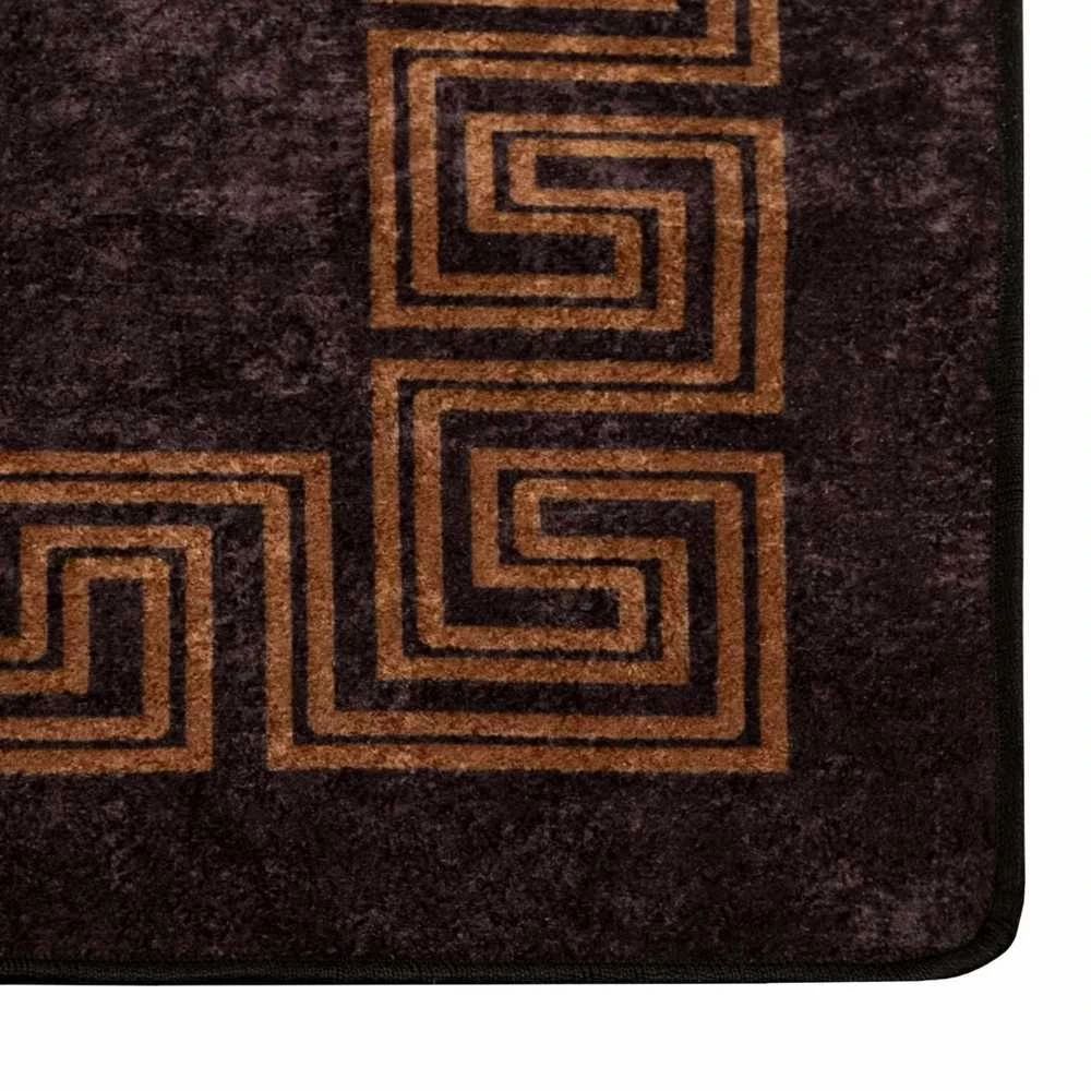 Kilimėlis MARSA Juoda 100 x 150 cm Poliesteris ir PVC