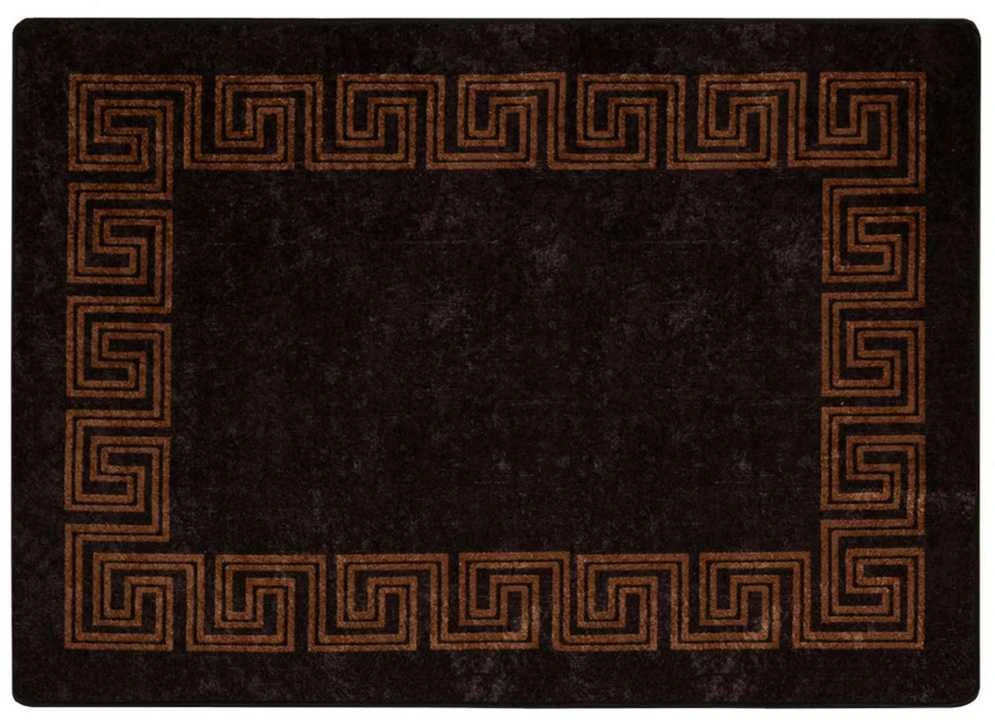 Kilimėlis MARSA Juoda 100 x 150 cm Poliesteris ir PVC