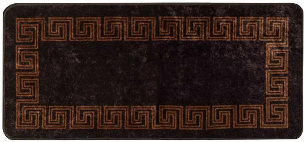 Kilimėlis MARSA Juoda 100 x 200 cm Poliesteris ir PVC