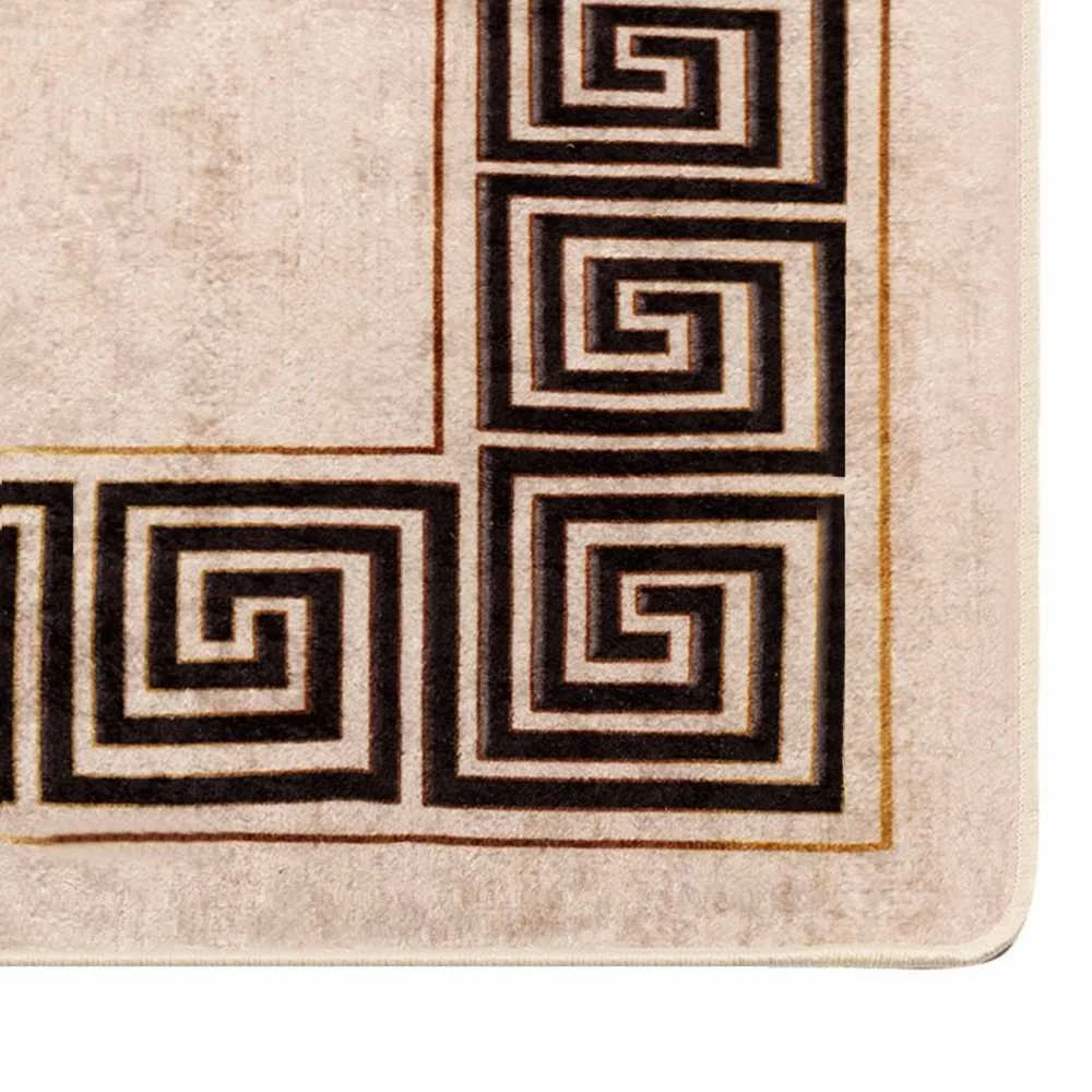 Kilimėlis MARSA Juoda 100 x 200 cm Poliesteris ir PVC