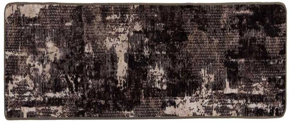 Kilimėlis MARSA Juoda 100 x 250 cm Poliesteris ir PVC