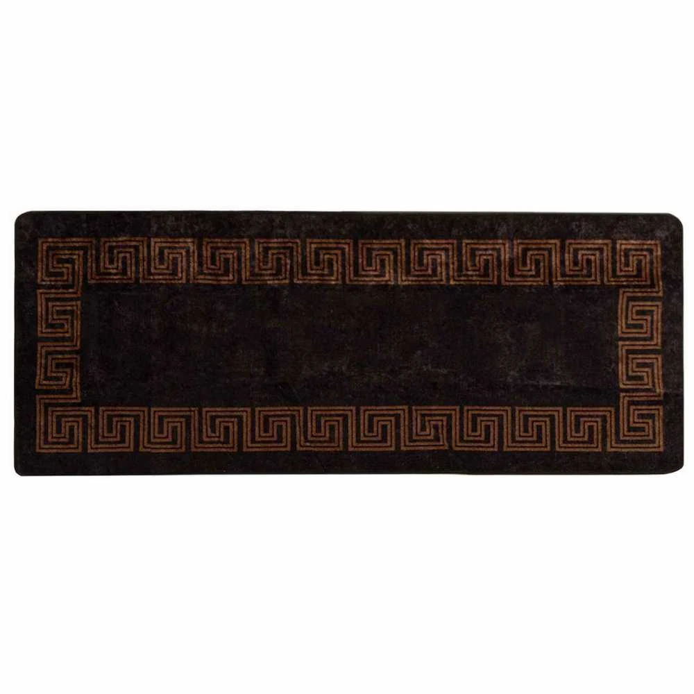 Kilimėlis MARSA Juoda 100 x 250 cm Poliesteris ir PVC