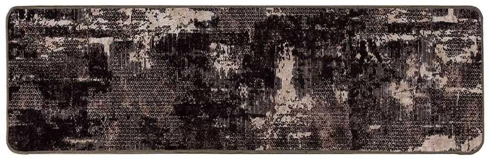 Kilimėlis MARSA Juoda 100 x 400 cm Poliesteris ir PVC