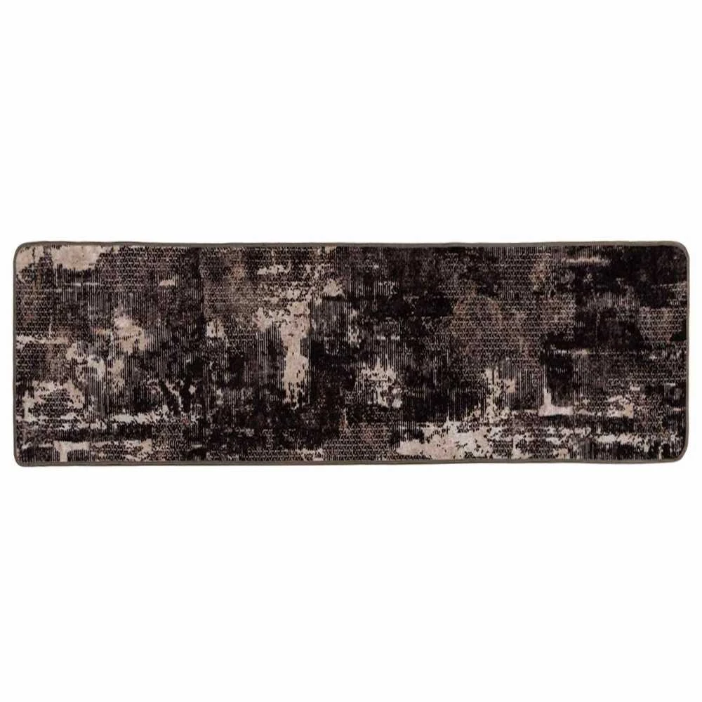 Kilimėlis MARSA Juoda 50 x 150 cm Poliesteris ir PVC