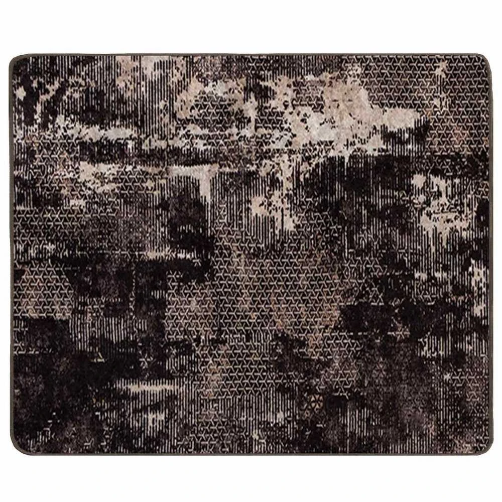 Kilimėlis MARSA Juoda 80 x 100 cm Poliesteris ir PVC