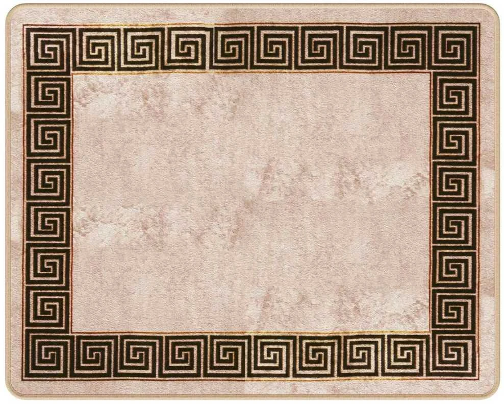 Kilimėlis MARSA Juoda 80 x 100 cm Poliesteris ir PVC