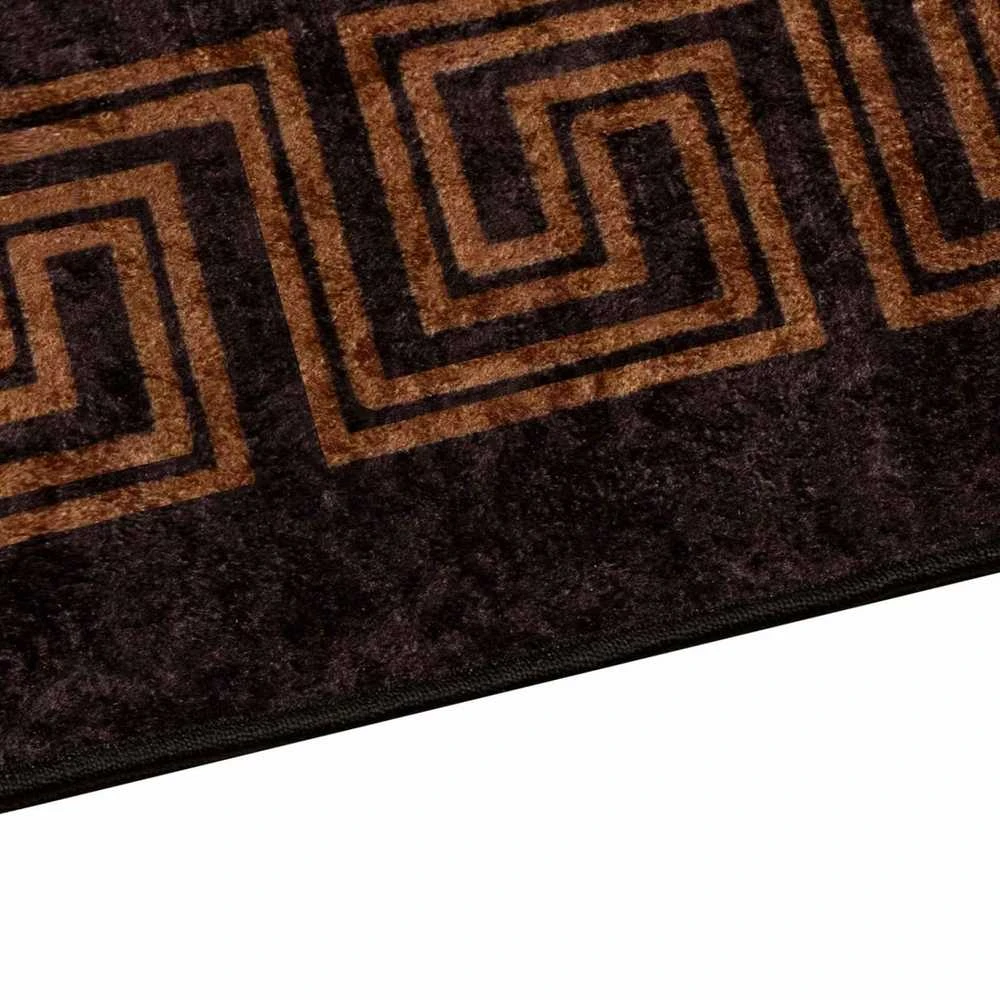 Kilimėlis MARSA Juoda 80 x 200 cm Poliesteris ir PVC