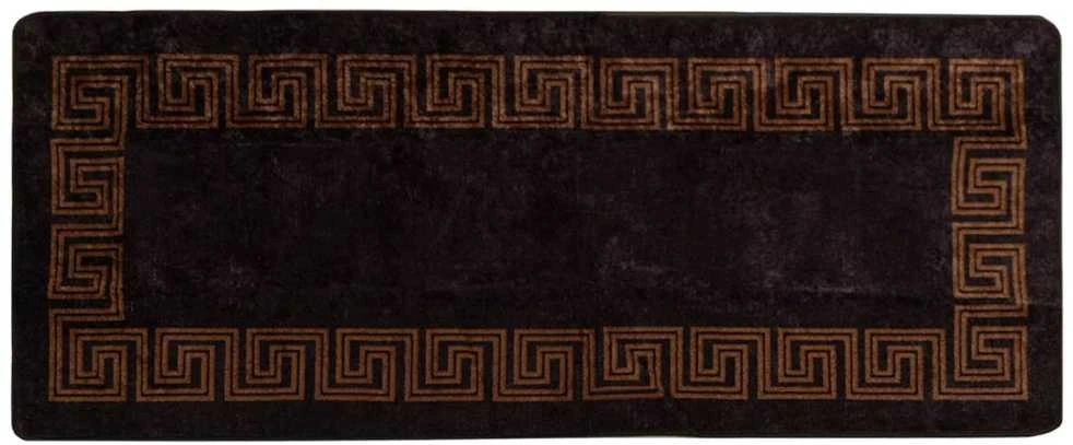Kilimėlis MARSA Juoda 80 x 200 cm Poliesteris ir PVC