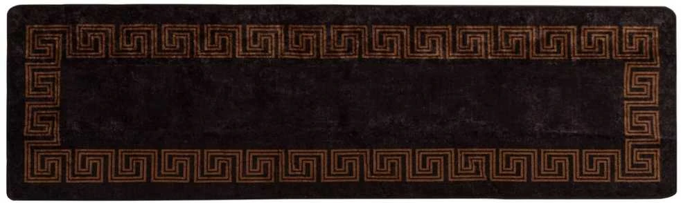 Kilimėlis MARSA Juoda 80 x 350 cm Poliesteris ir PVC
