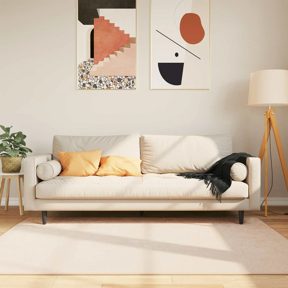 Kilimėlis MARSA Kreminė 120 x 170 cm Poliesteris ir PVC