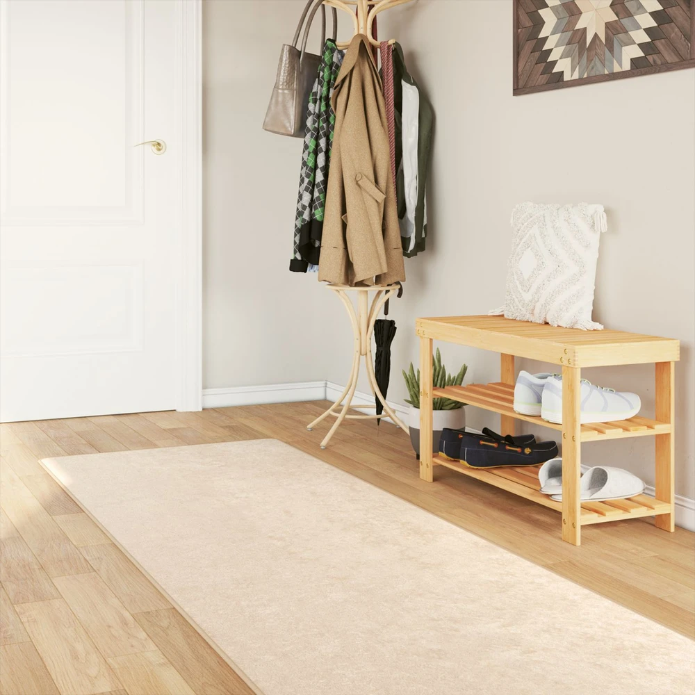 Kilimėlis MARSA Kreminė 80 x 400 cm Poliesteris ir PVC