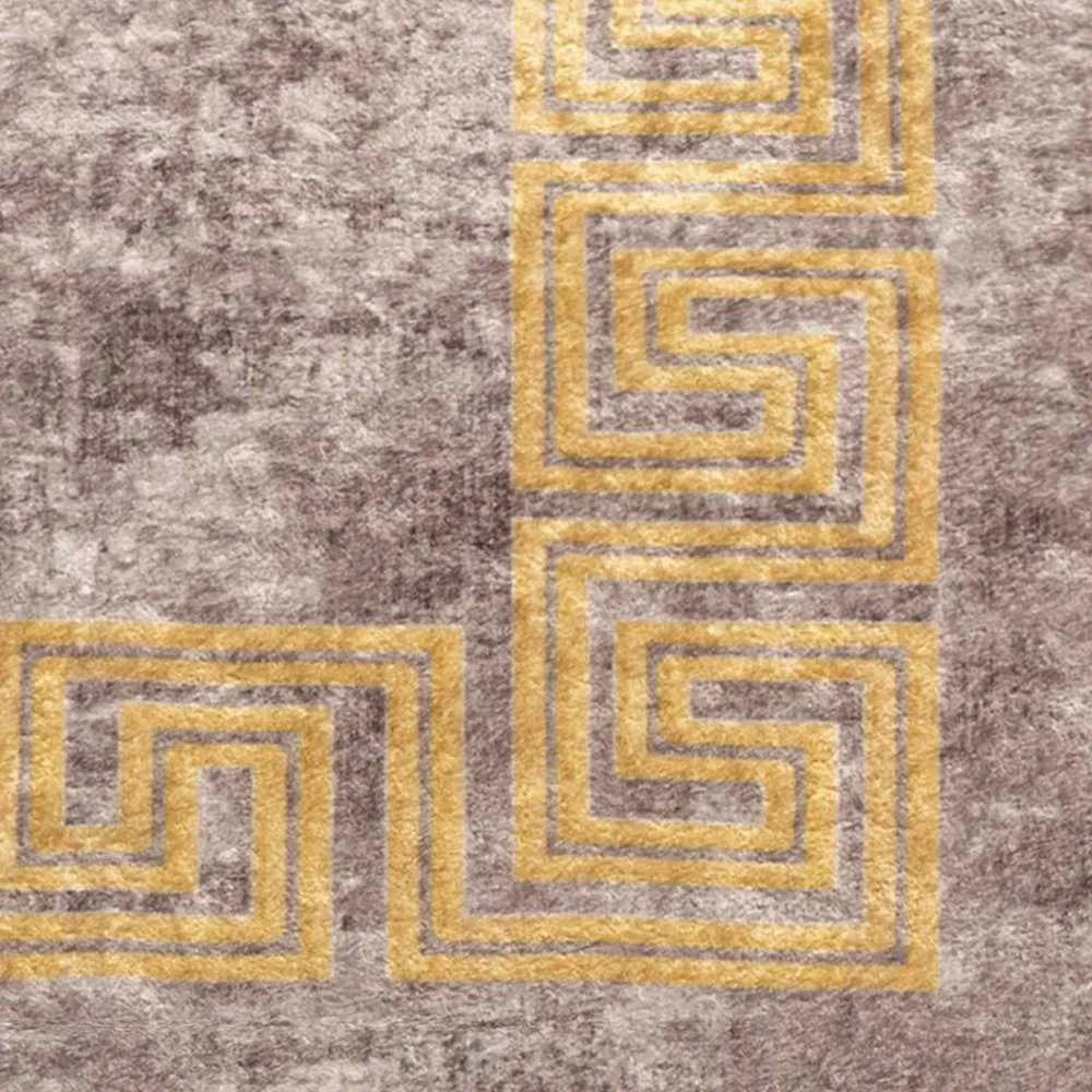 Kilimėlis MARSA Pilka 100 x 300 cm Poliesteris ir PVC