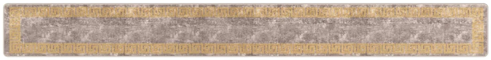 Kilimėlis MARSA Pilka 50 x 450 cm Poliesteris ir PVC