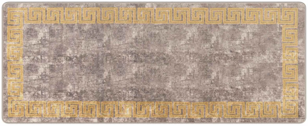 Kilimėlis MARSA Pilka 80 x 200 cm Poliesteris ir PVC