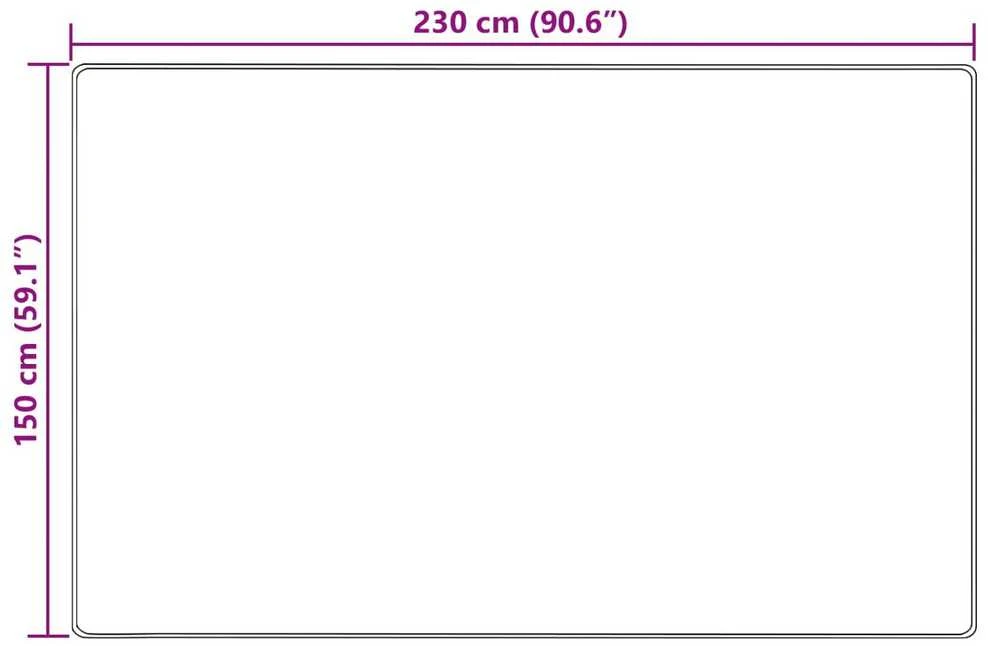 Kilimėlis MARSA Smėlio 150 x 230 cm Poliesteris ir PVC