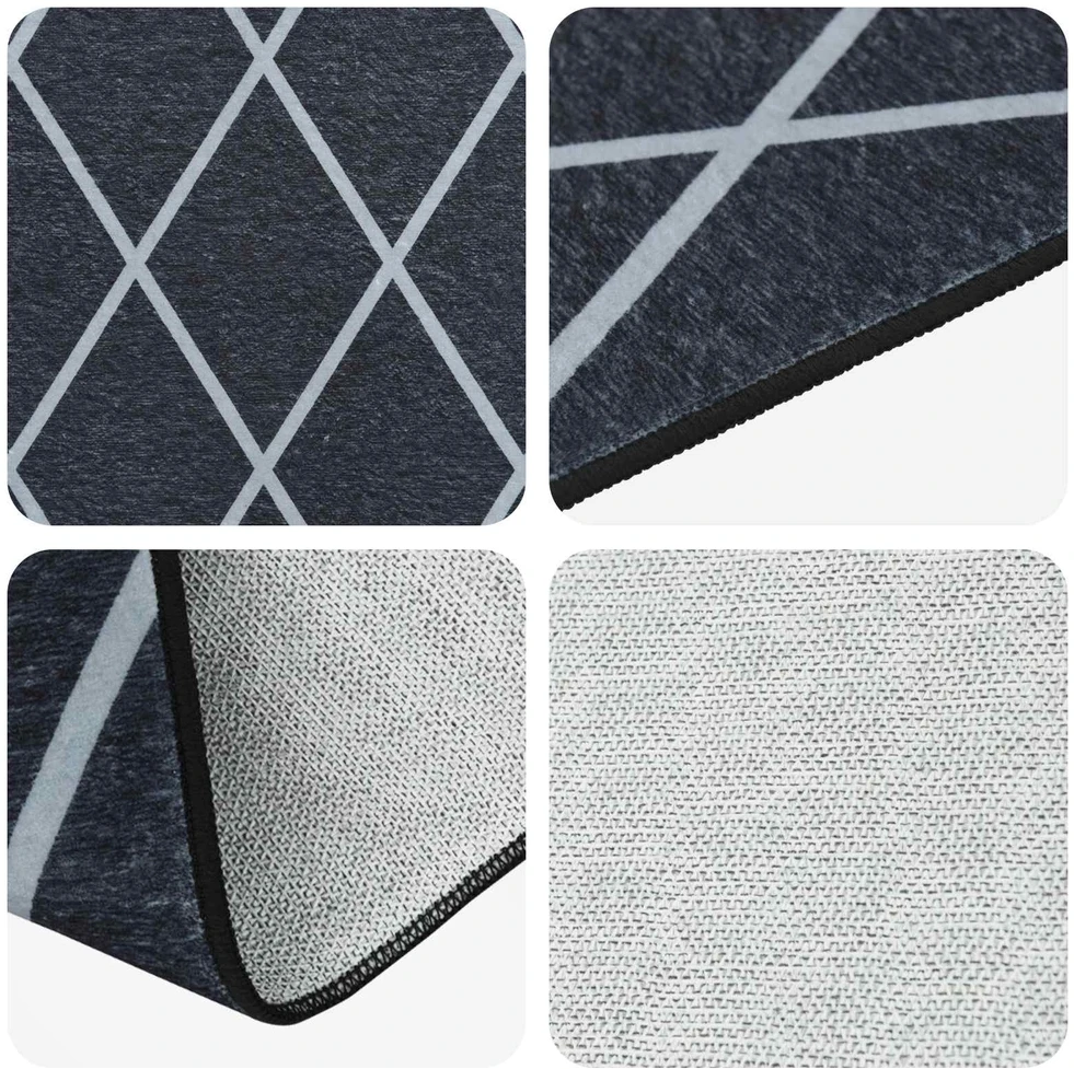 Kilimėlis ORIZ 1150 gsm Juodas tinklinis raštas