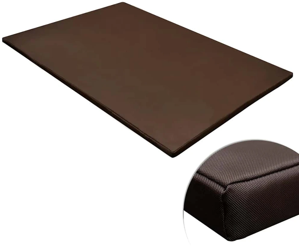 Kilimėlis šunims, plokščias, stačiakampis, rudas, XL