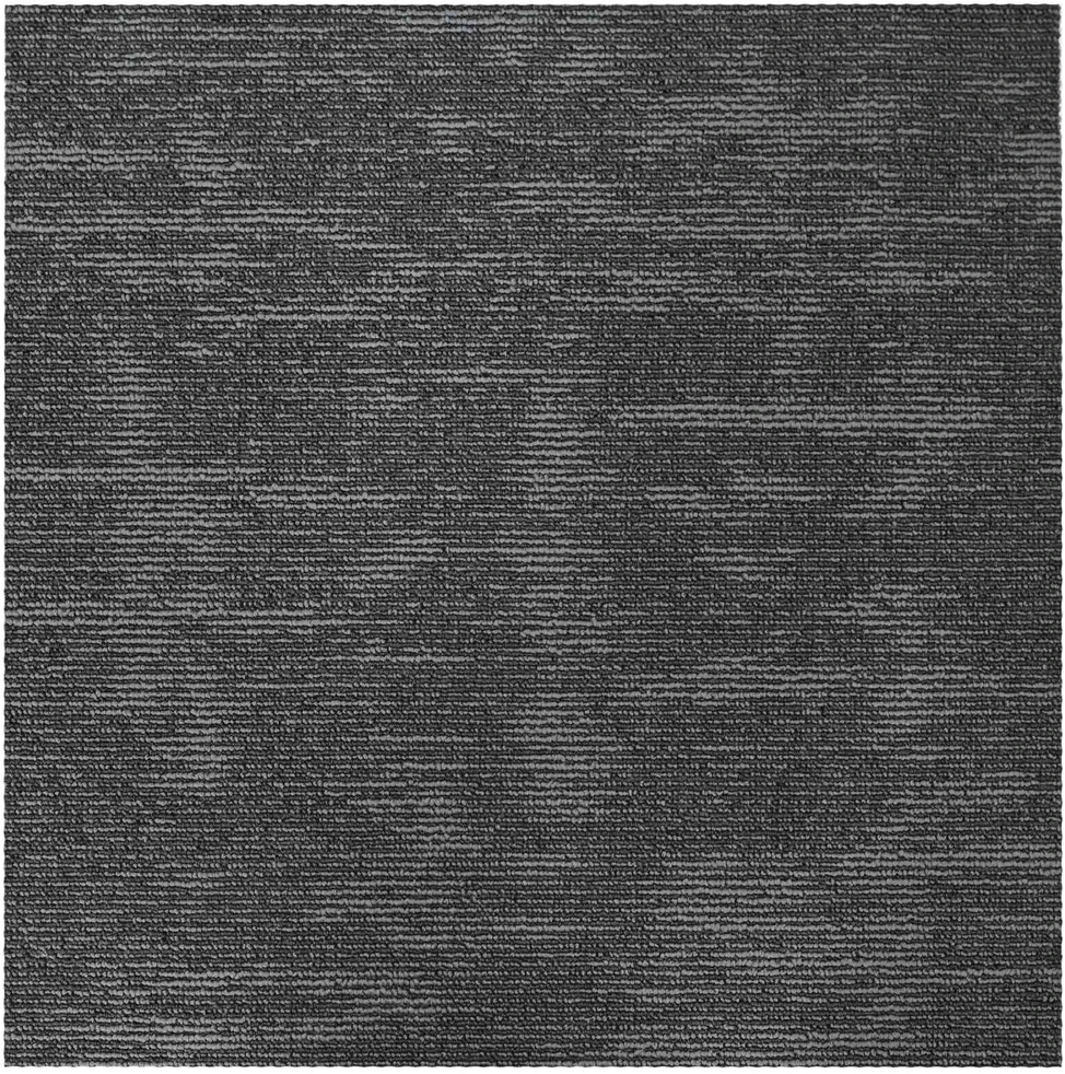 Kilimų plytelė Anglies pilka 50 x 50 cm 36 vnt. PP ir Bitumas
