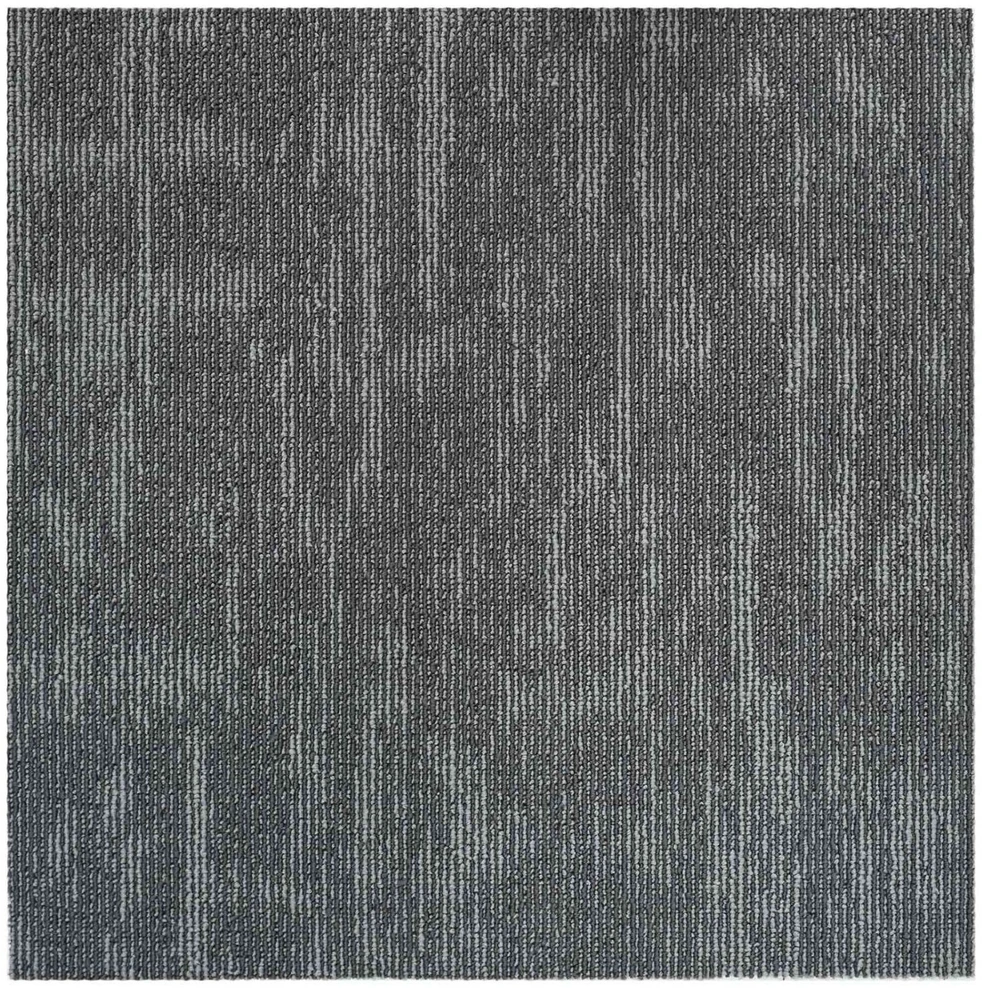 Kilimų plytelė Betono pilka 50 x 50 cm 20 vnt. PP ir Bitumas