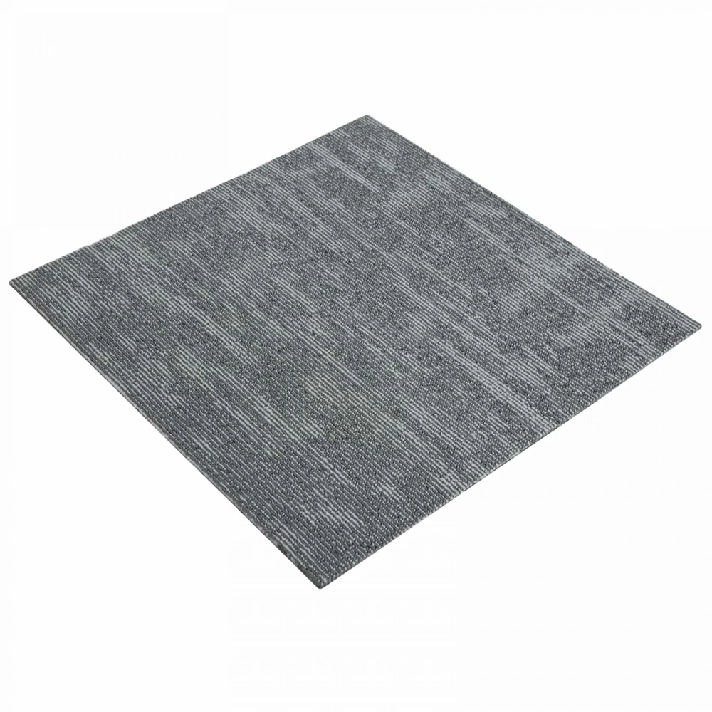 Kilimų plytelė Betono pilka 50 x 50 cm 4 vnt. PP ir Bitumas