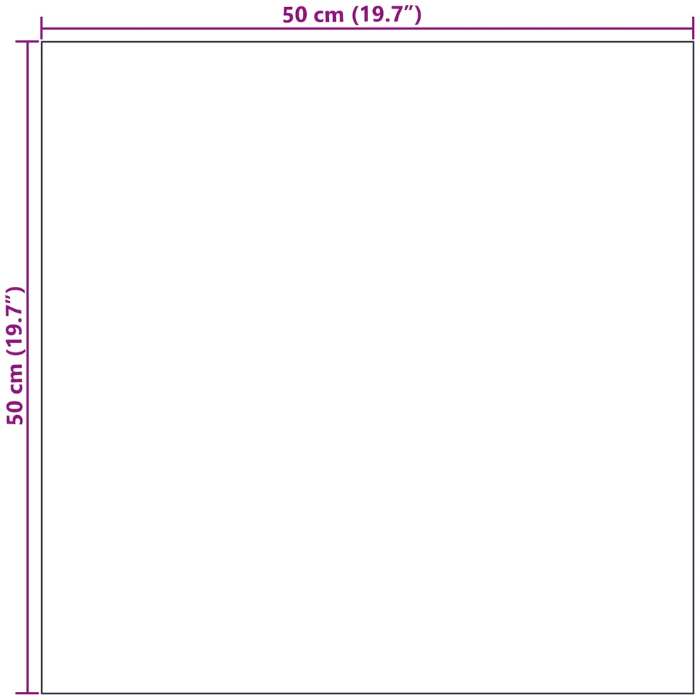 Kilimų plytelė Dryžuota mėlyna 50 x 50 cm 20 vnt. PP ir Bitumas