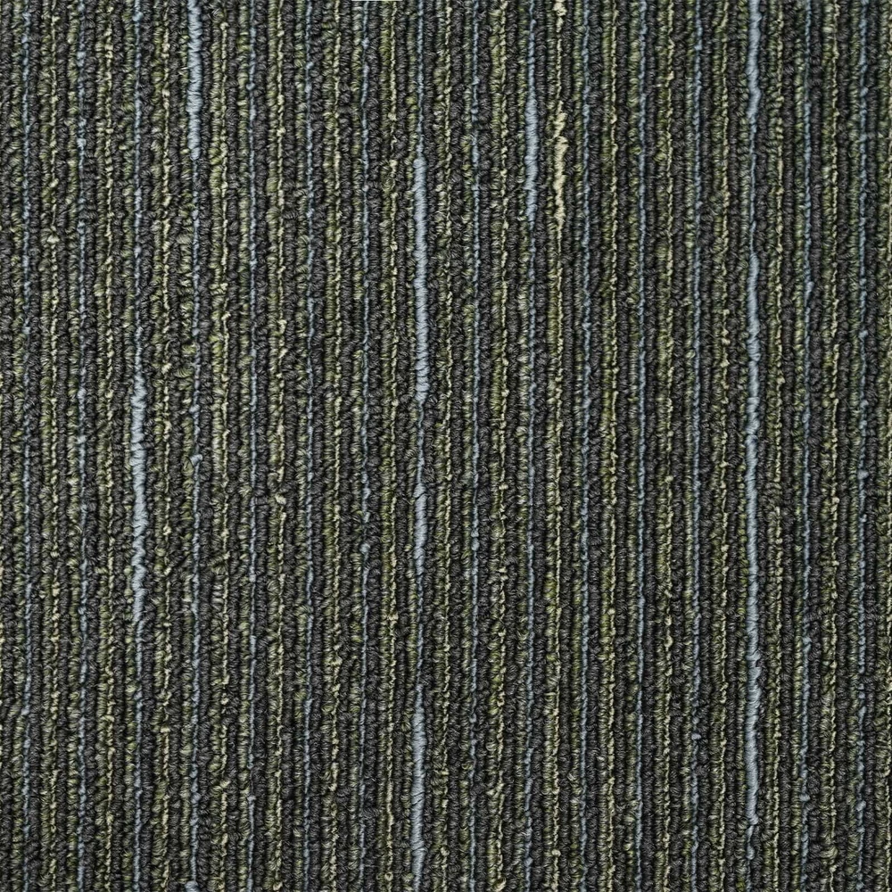 Kilimų plytelė Dryžuota šviesiai žalia 50 x 50 cm 36 vnt.