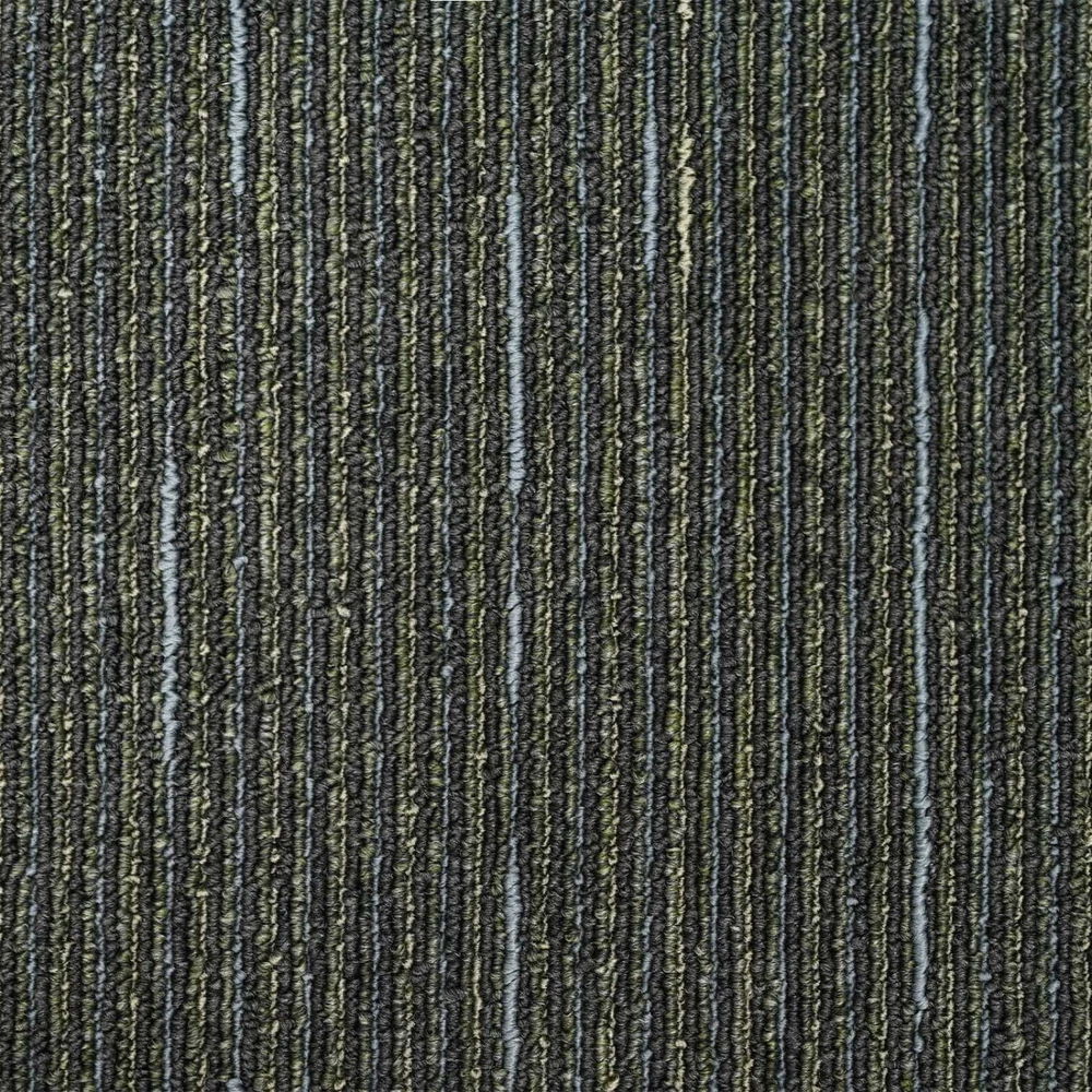 Kilimų plytelė Dryžuota šviesiai žalia 50 x 50 cm 20 vnt.