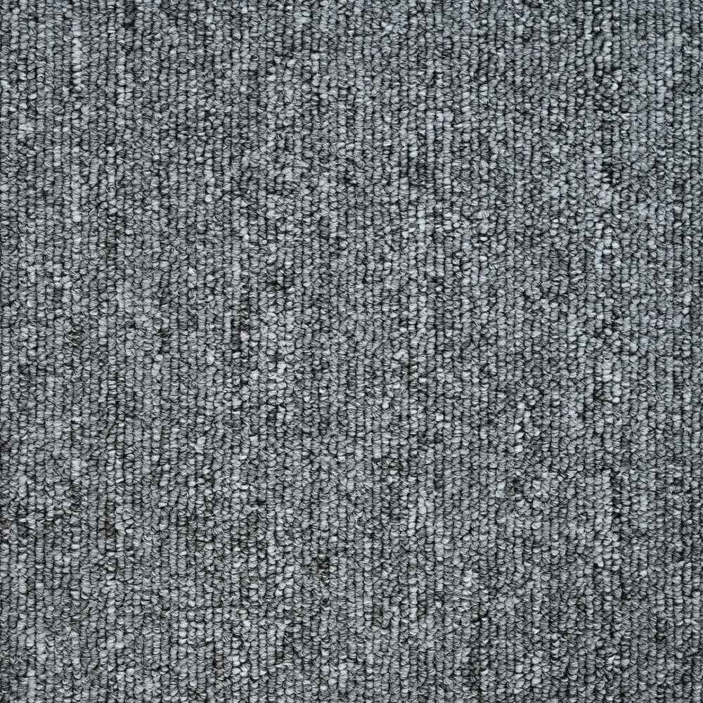 Kilimų plytelė Šviesiai pilka 50 x 50 cm 4 vnt. PP ir Bitumas
