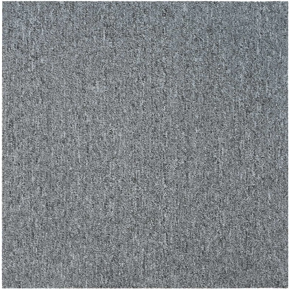 Kilimų plytelė Šviesiai pilka 50 x 50 cm 4 vnt. PP ir Bitumas
