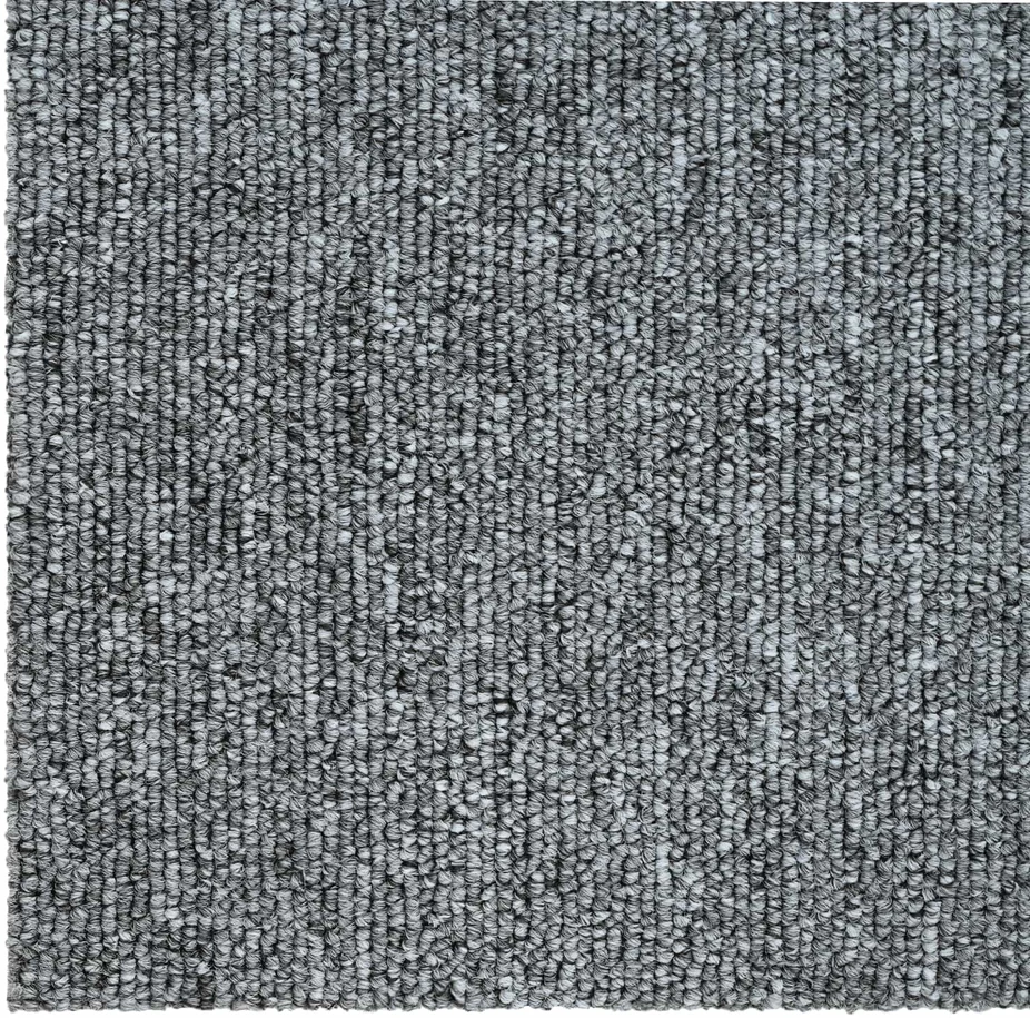 Kilimų plytelė Šviesiai pilka 50 x 50 cm 4 vnt. PP ir Bitumas