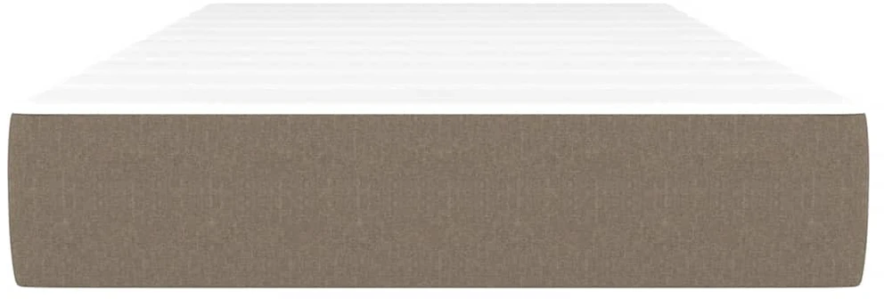 Kišeninių spyruoklių čiužinys vaikams, vidutinio kietumo, taupe, 80x160cm, audinys