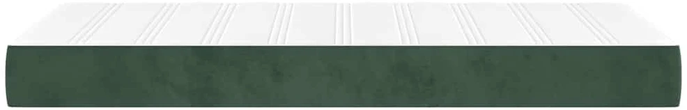 Kišeninis spyruoklinis čiužinys 80 x 220 x 20 cm Tamsiai žalia