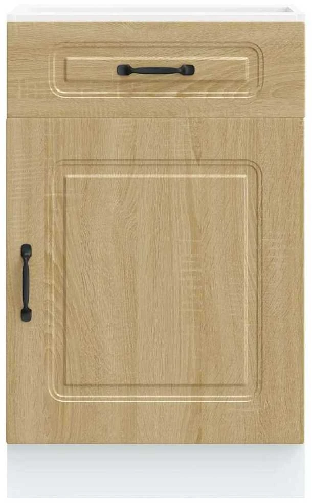 Okmed Kitchen Base Cabinet "Kalmar" Sonoma Oak Engineered Wood
