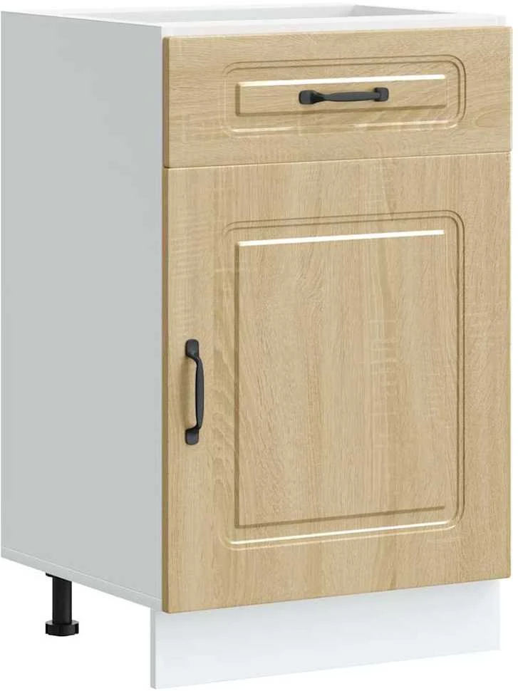Kitchen Base Cabinet "Kalmar" Sonoma Oak Engineered Wood