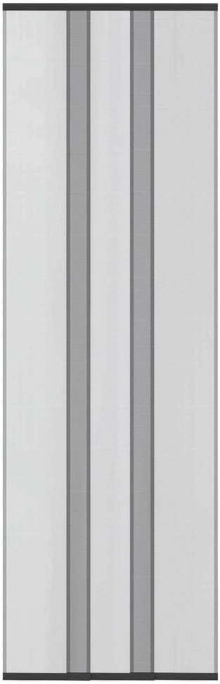 Klaidų užuolaida su tinkleliu Juoda 70 x 220 cm Poliesteris