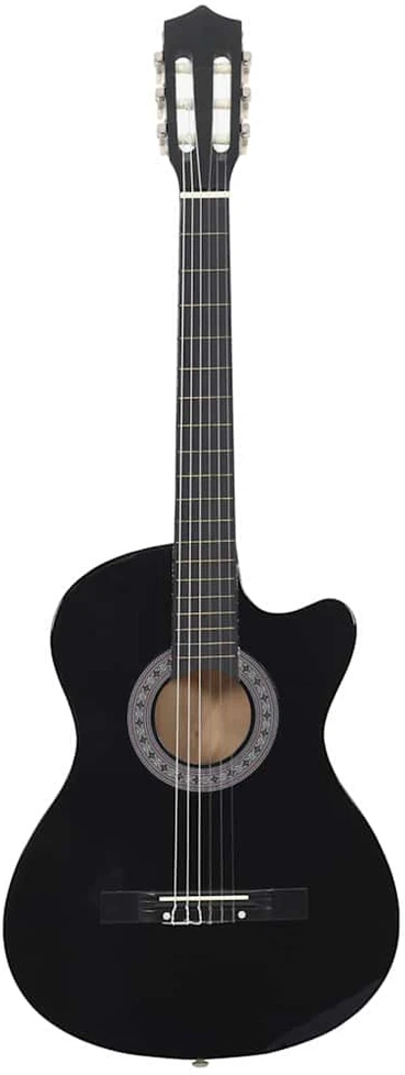 Klasikinė gitara, juodos spalvos, 38", 6 stygos