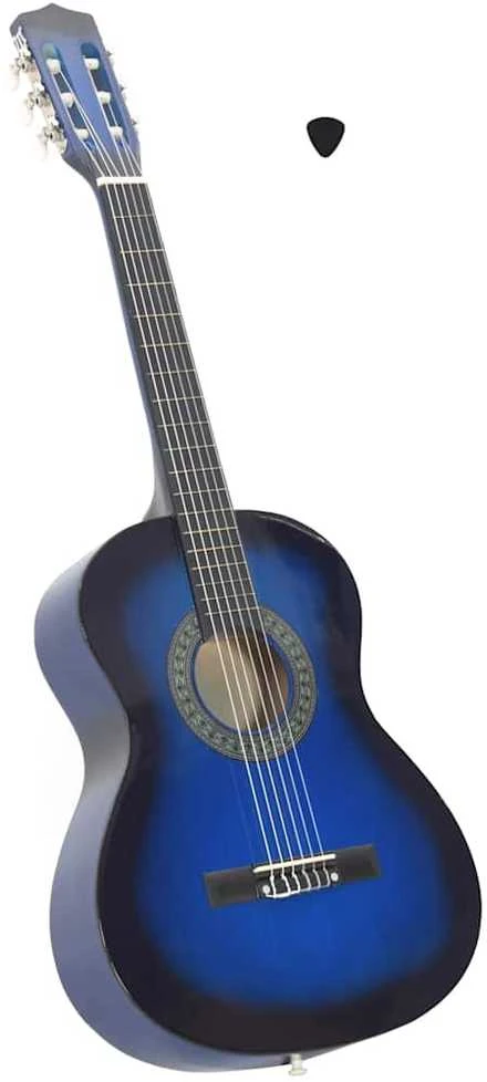 Klasikinė gitara pradedantiesiems ir vaikams, mėlyna, 3/4 36"