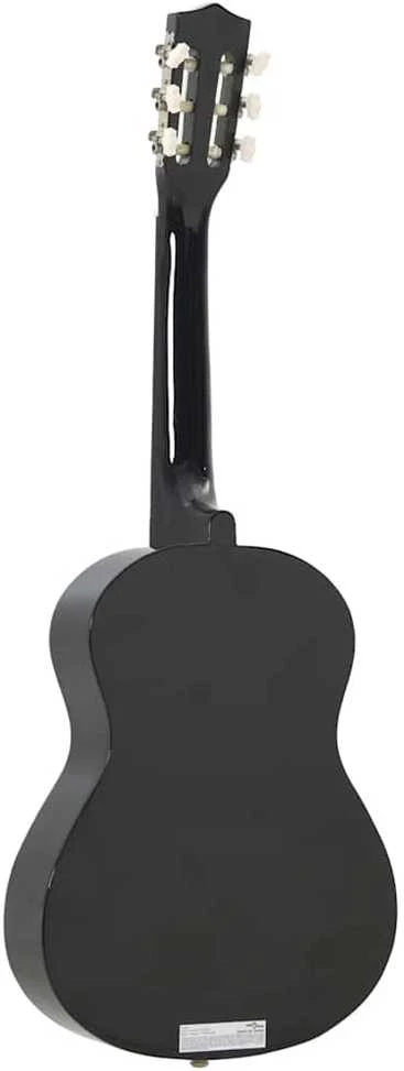 Klasikinė gitara pradedantiesiems ir vaikams, juoda, 1/2 34"