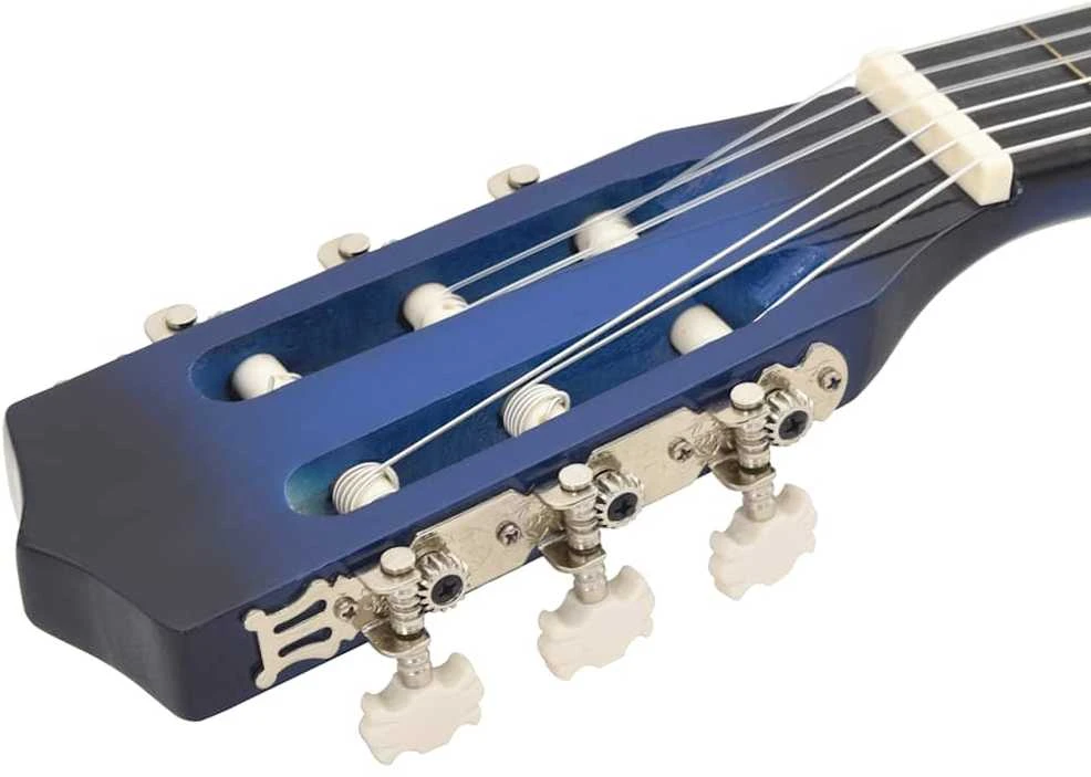 Klasikinė gitara pradedantiesiems ir vaikams, mėlyna, 3/4 36"