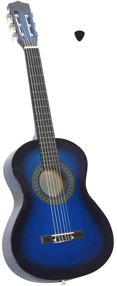Klasikinė gitara pradedantiesiems ir vaikams, mėlyna, 1/2 34"