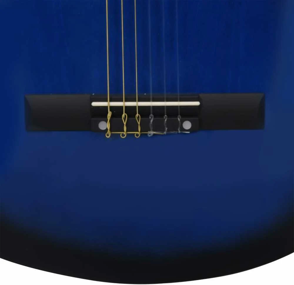 Klasikinė gitara pradedantiesiems ir vaikams, mėlyna, 3/4 36"