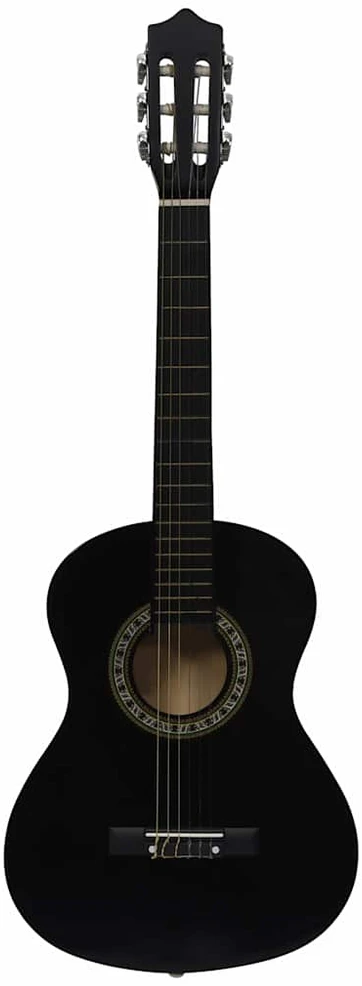 Klasikinė gitara su dėklu pradedantiesiems ir vaikams, 1/2 34"