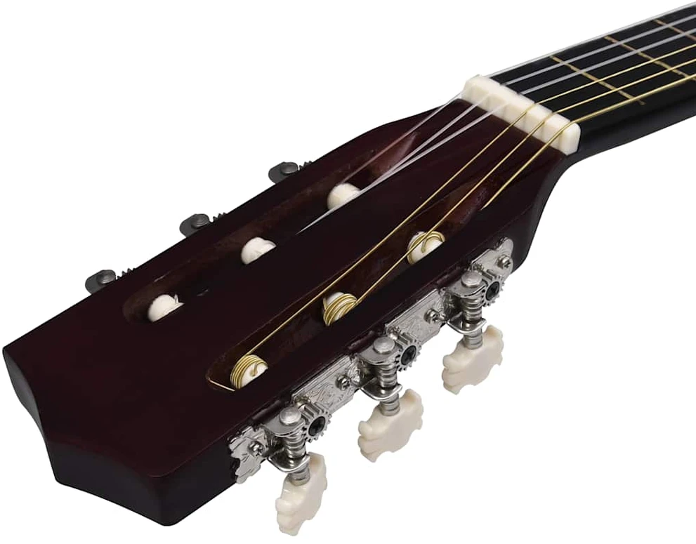 Klasikinė gitara su dėklu pradedantiesiems ir vaikams, 1/2 34"