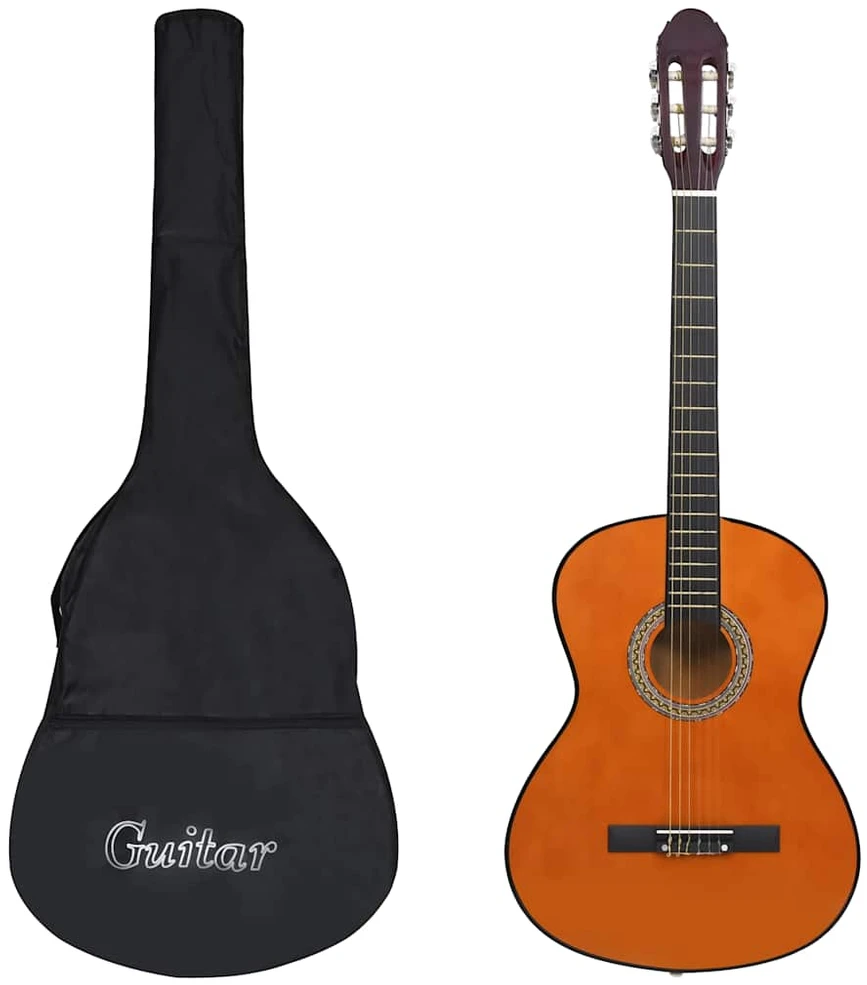Klasikinė gitara su dėklu pradedantiesiems, 4/4 39"