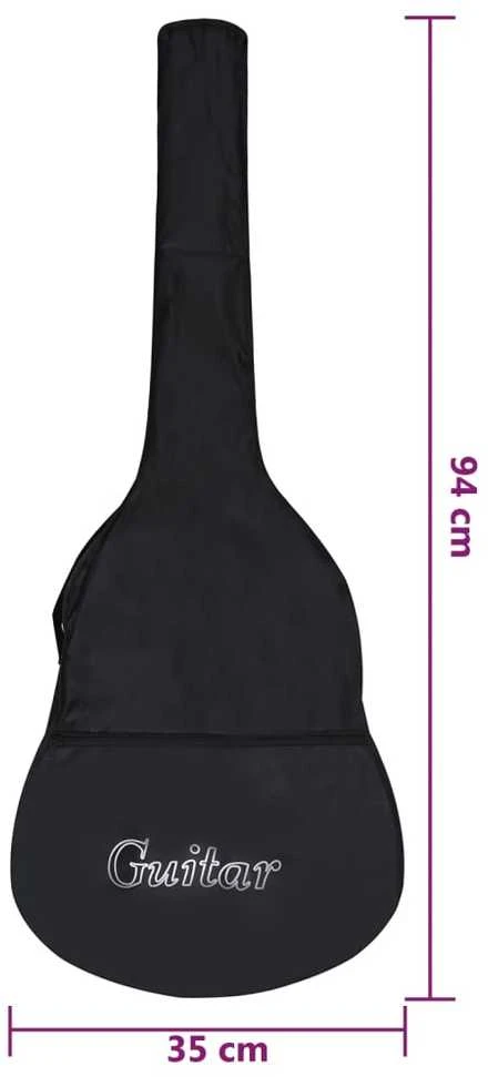 Klasikinė gitara su dėklu pradedantiesiems ir vaikams, 1/2 34"