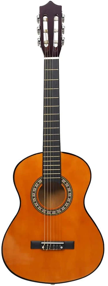 Klasikinė gitara su dėklu pradedantiesiems ir vaikams, 1/2 34"